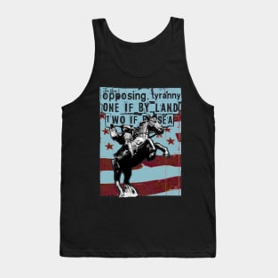 Paul Rever Midnight Ride opposing Tyranny Tank Top